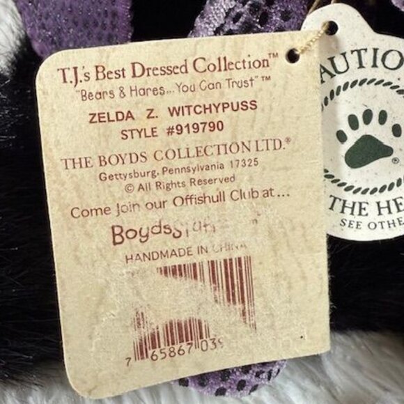 Vintage Boyds ZELDA Z. WITCHYPUSS T.J.'s Best Dressed Collection #919790 - Picture 11 of 12